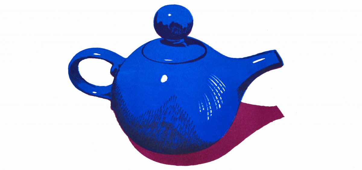 "Blue Teapot" by Brian Parker