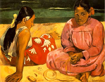 Paul Gauguin - Tahiti women (on the beach), 1891