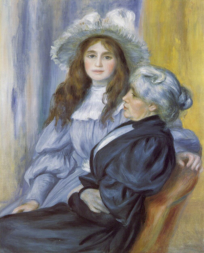 Berthe Morisot and her daughter, Pierre Auguste-Renoir, 1894